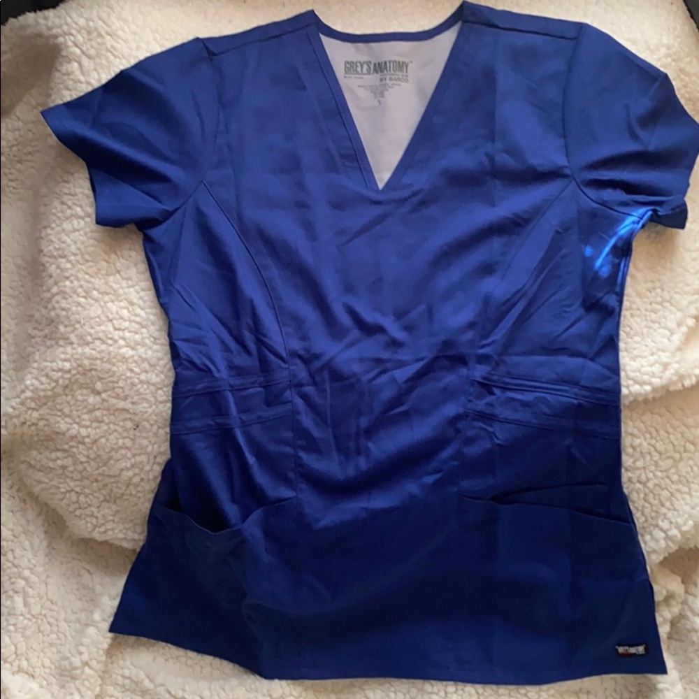 Galaxy Blue Grey’s Anatomy Scrub Top